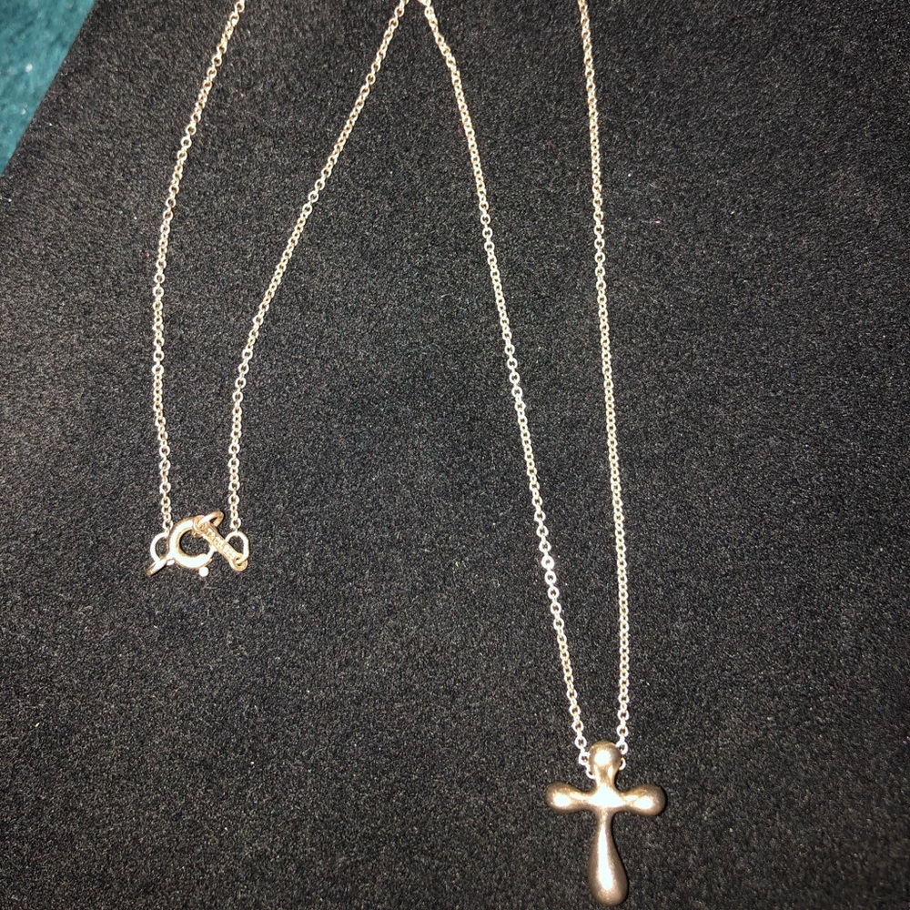 Authentic Elsa Peretti sterling cross